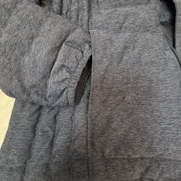 HeatKeep Jacket Womens HeatherGrey Down Puffer Packable Lightweight Jkt Size L/G - Picture 7 of 15